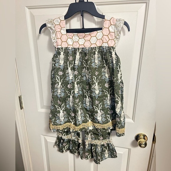 Matilda Jane Platinum White Rabbit Shabby Size 10 RARE - Picture 4 of 4